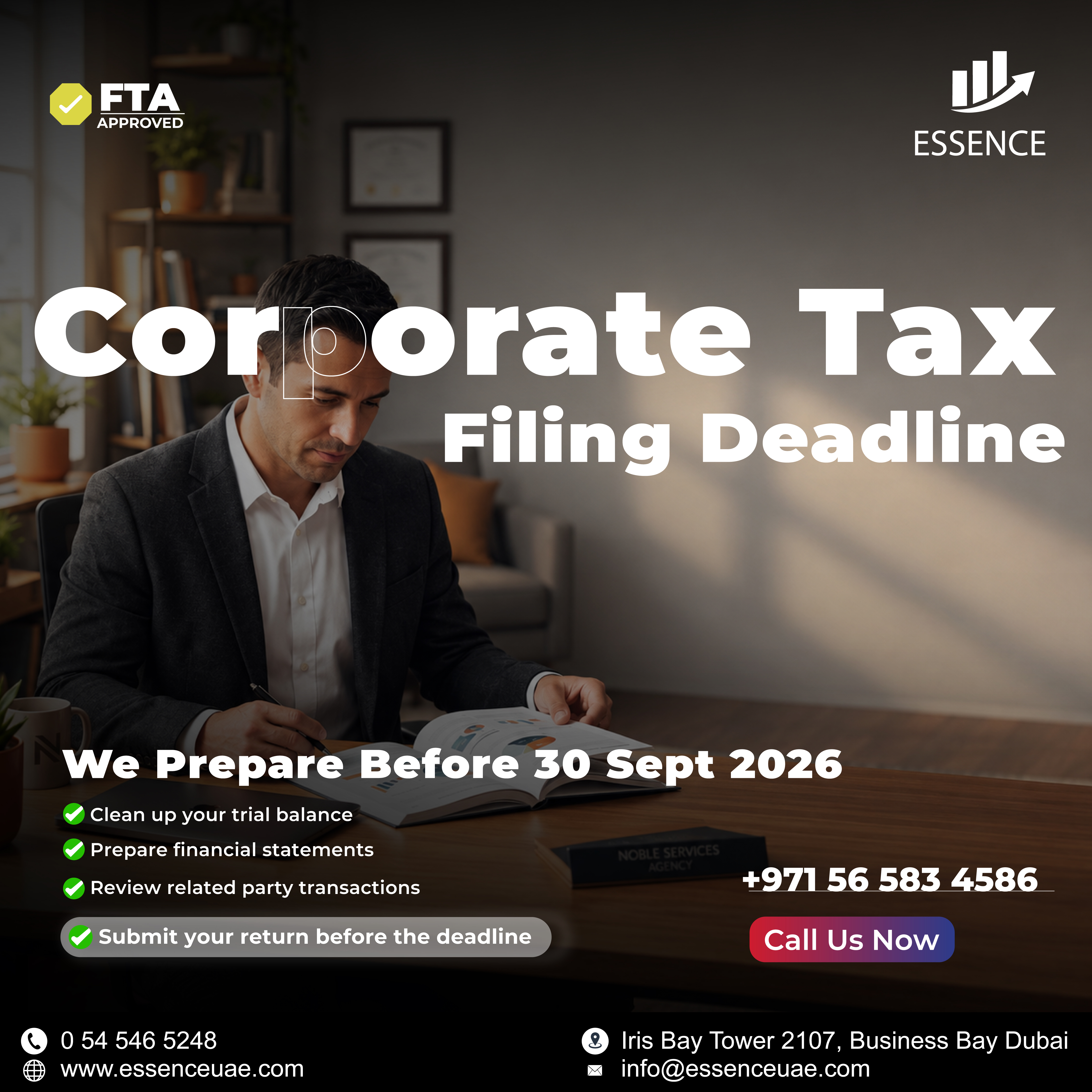 UAE Corporate Tax Filing Deadline 2026: What Every Business Must Know — and What's New Under the FTA